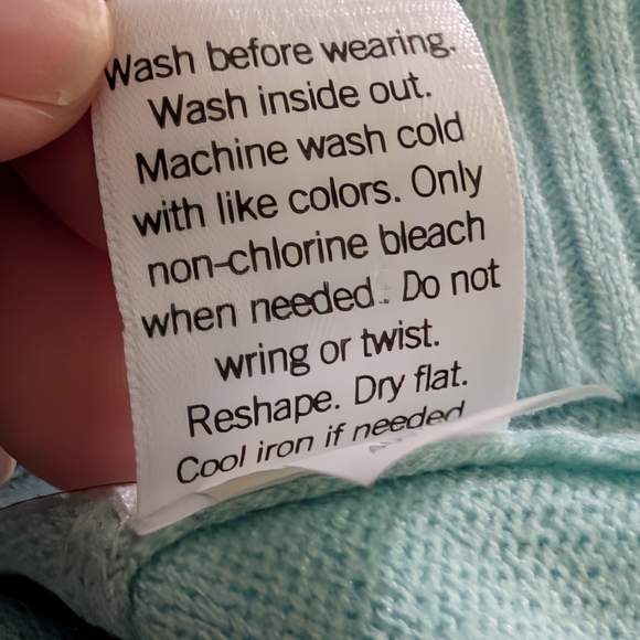 Croft & Barrow The Extra Soft Cabled Crew Neck Sweater Barefoot Beach Large EUC - Picture 4 of 10